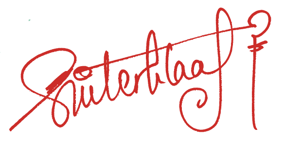 Handtekening van Sinterklaas